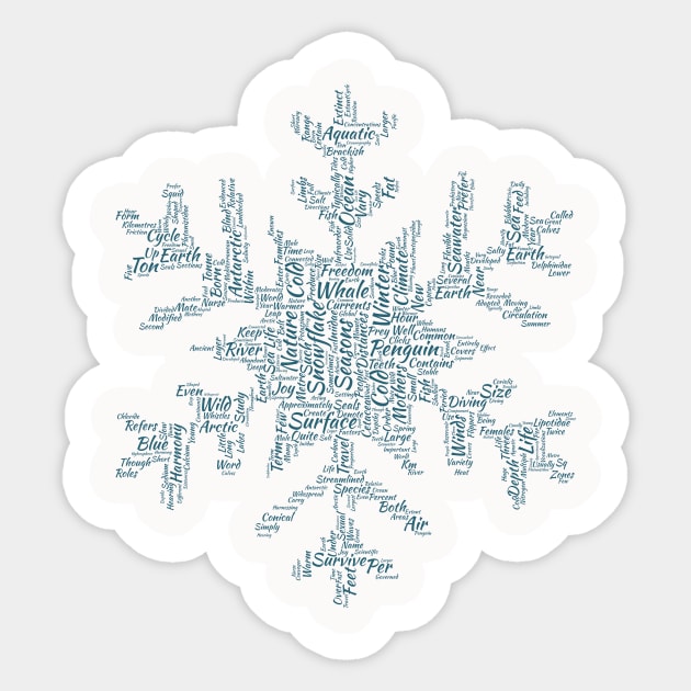 Snowflake Sticker for Sale by Dv-Design