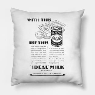 Nestle - "Ideal" Milk - 1929 Vintage Advert Pillow