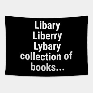 Library - collection of books Tapestry