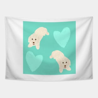 Maltipoo Love Tapestry