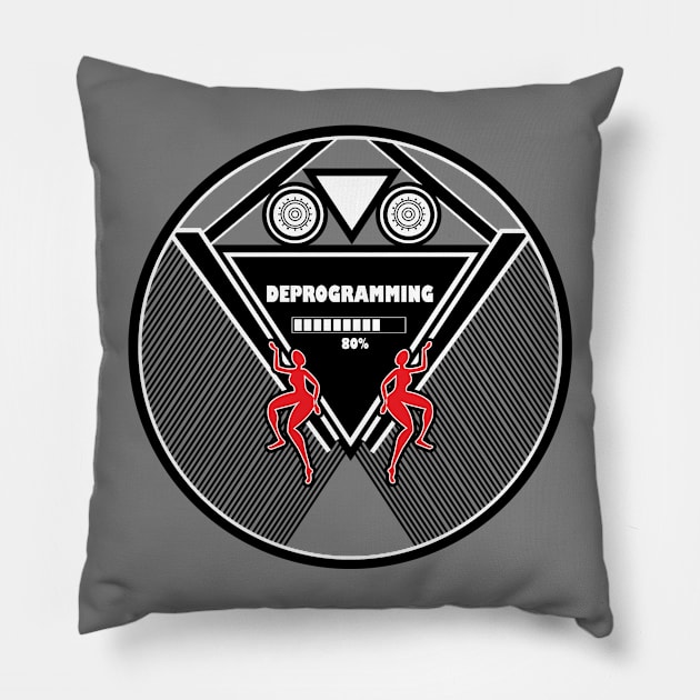 Dapper Deprogramming Pillow by dapperWeirdo