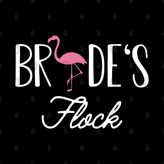 Bridesmaid - Bride's flock ( Flamingo Theme ) by KC Happy Shop