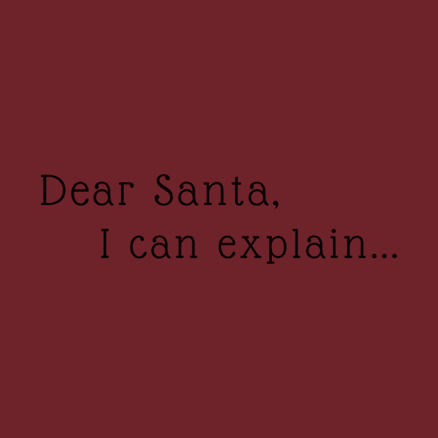 Dear Santa, I can explain... by Aorix