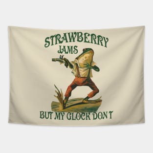 Strawberry Jams But My Glock Don't Tapestry