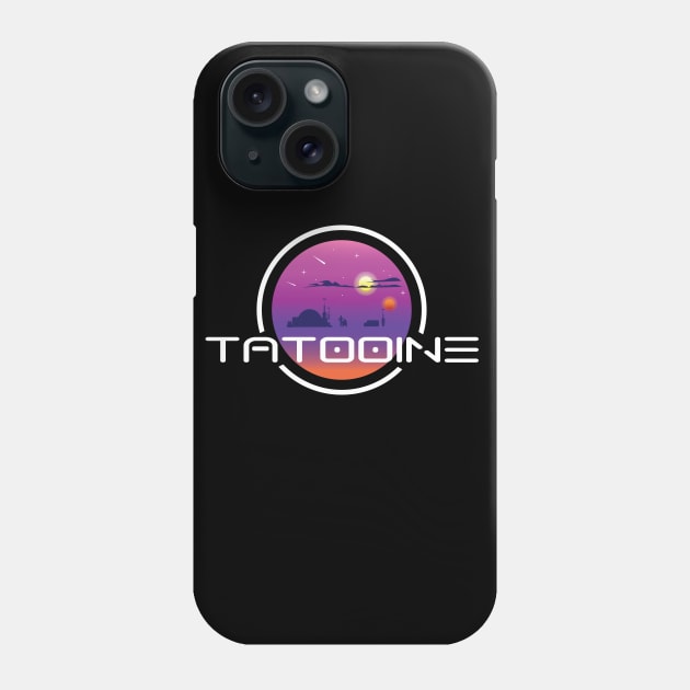 Tatooine Phone Case by innergeekboutique