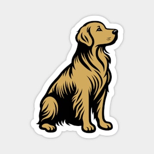 Golden Retriever Magnet