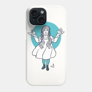 Dorothy holding Silver Shoes Phone Case