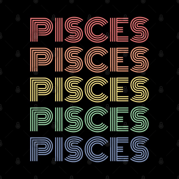 Colorful Pisces zodiac design! by euheincaio