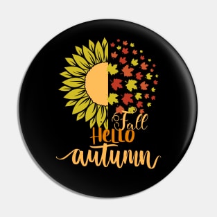 Hello autumn fall colors Pin