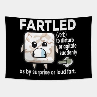 Fartled Face Tapestry