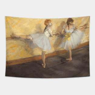 Dancers at the Bar by Edgar Degas Tapestry