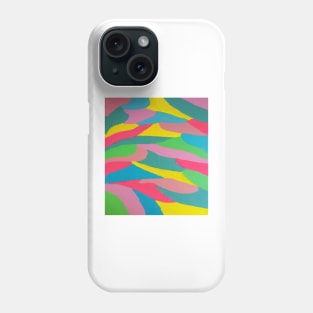 Rainbow Swirl Abstract Art Phone Case