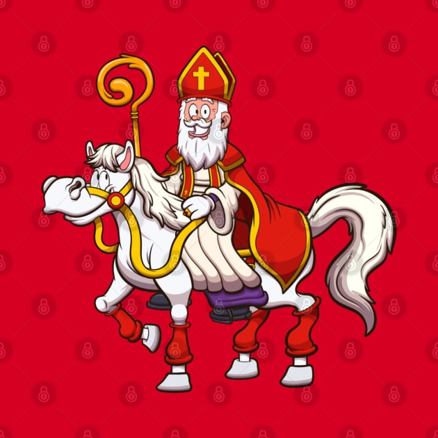 Saint Nicholas On Horse by TheMaskedTooner