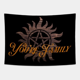 Supernatural Wood Shirt Tapestry