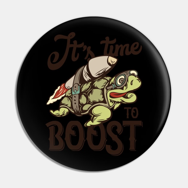 Turtle Booster Pin by BrillianD