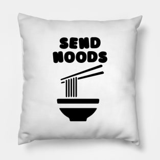 Send Noods Foodie Shirt Pillow