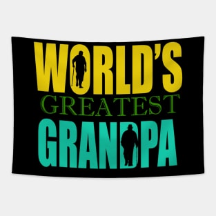 WORLDS GREATEST GRANDPA Tapestry