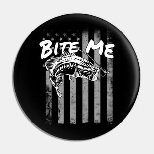 Bite Me Fishing Shirt Pin