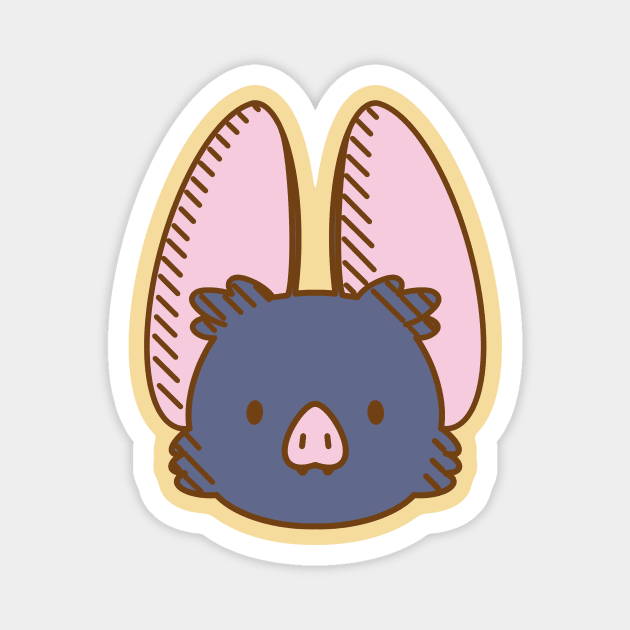 Bat v2 Magnet by naturalhabitatshorts