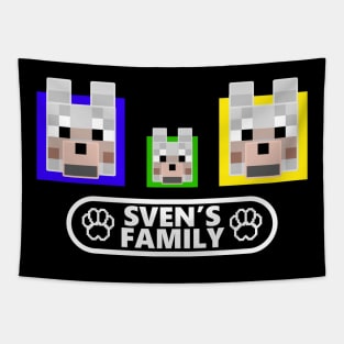 Sven’s Family White Tapestry