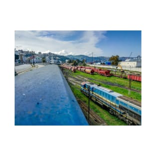 Beautiful City View with Train T-Shirt