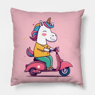 Unicorn on the go Pillow