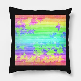 Rainbow Maple Pillow