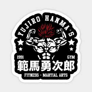 Yujiro Hanma's Gym Back Version Magnet