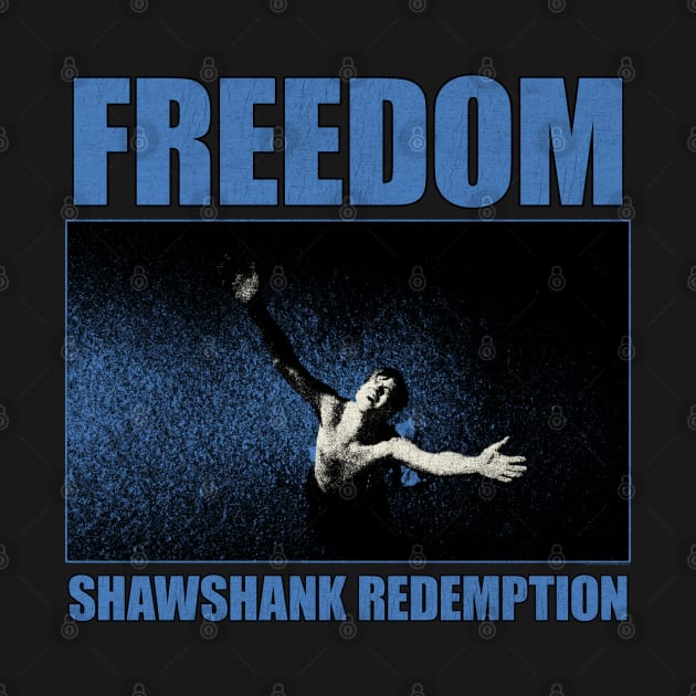 freedom shawshank redemption grunge by Genetics art