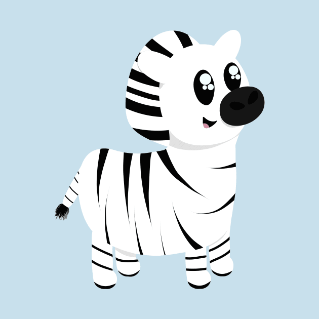 Cute Zebra by PandLCreations