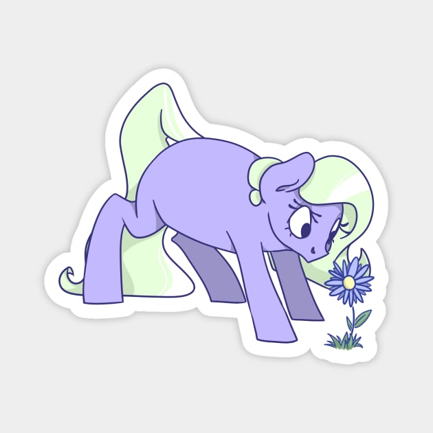 Lavender Pony Magnet by spencersthings