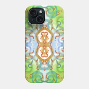 Eternal Questions - Lime Green Pattern Phone Case