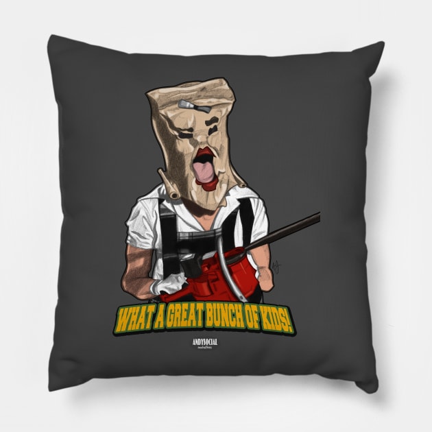 Walter Baylor Pillow by AndysocialIndustries