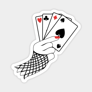 Playing Card Hand Magnet