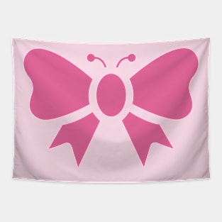 RIBBON BUTTERFLY (PINK) Tapestry