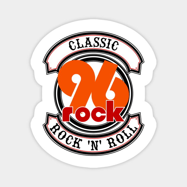 Classic Rock n Roll 96 Version 1 Magnet by J. Rufus T-Shirtery