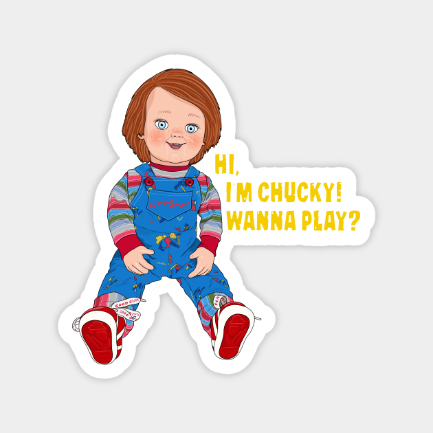 Hi I’m Chucky | Childs Play - Trick R Treat - Magnet | TeePublic