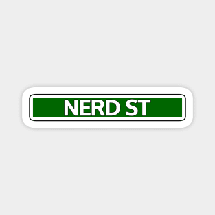 Nerd St Street Sign Magnet