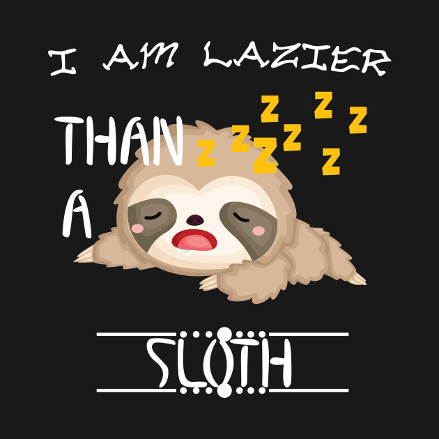 Funny Lazy Sloth by Imutobi