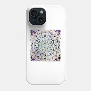 Purple and Blue Mandala Phone Case