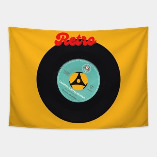 Vintage Vinyl, Retro Vinyl, A beautiful design for vinyl collectors. Retro word and a vintage vinyl. Tapestry