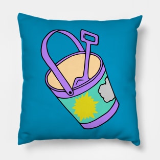 Sand Pail Beach Bucket Pillow