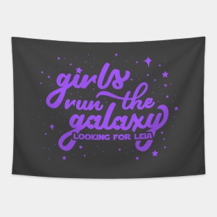 Girls Run the Galaxy Tapestry