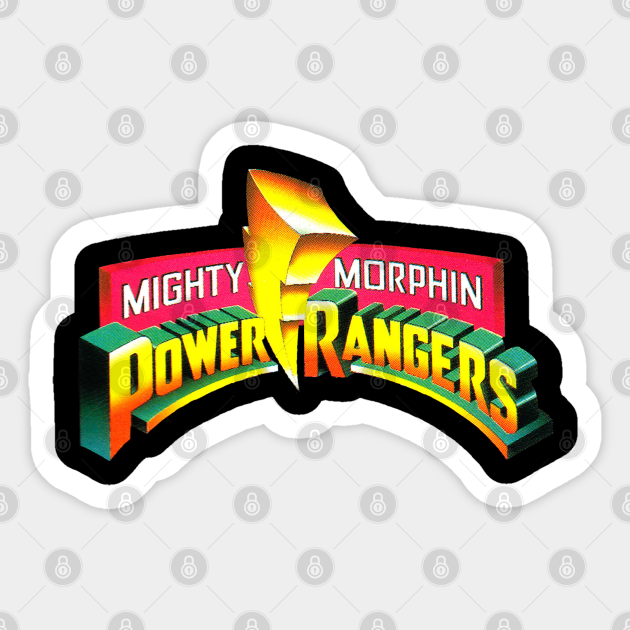 Mighty Morphin - Power Rangers - Sticker