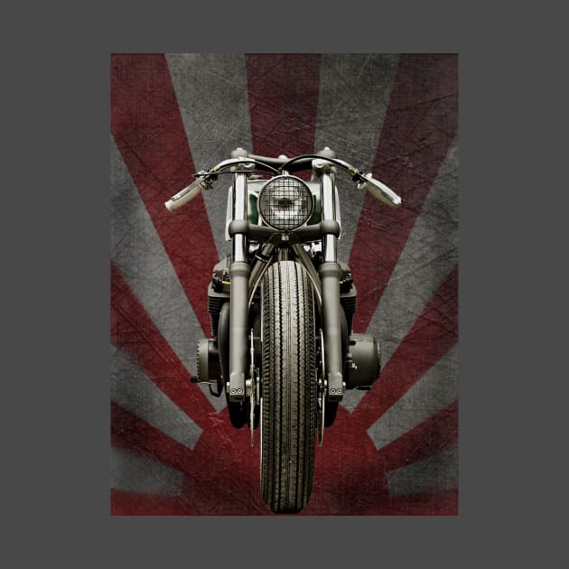 Motorcycle Sunburst Background by TripleTreeAdv