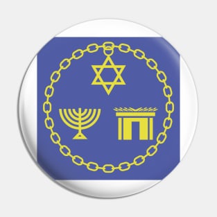 Riding with the Rabbi Trilogy Pin