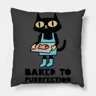 Baked to Purrfection Pillow