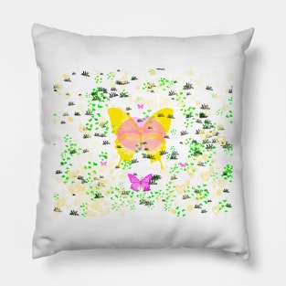 Halloween butterfly in love Pillow