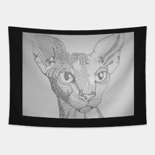 Hairless cat Tapestry