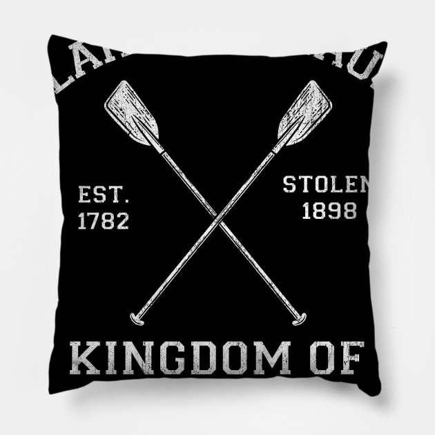 Lahaina Maui Hawaii - Kingdom of Hawaii Pillow by Vector Deluxe